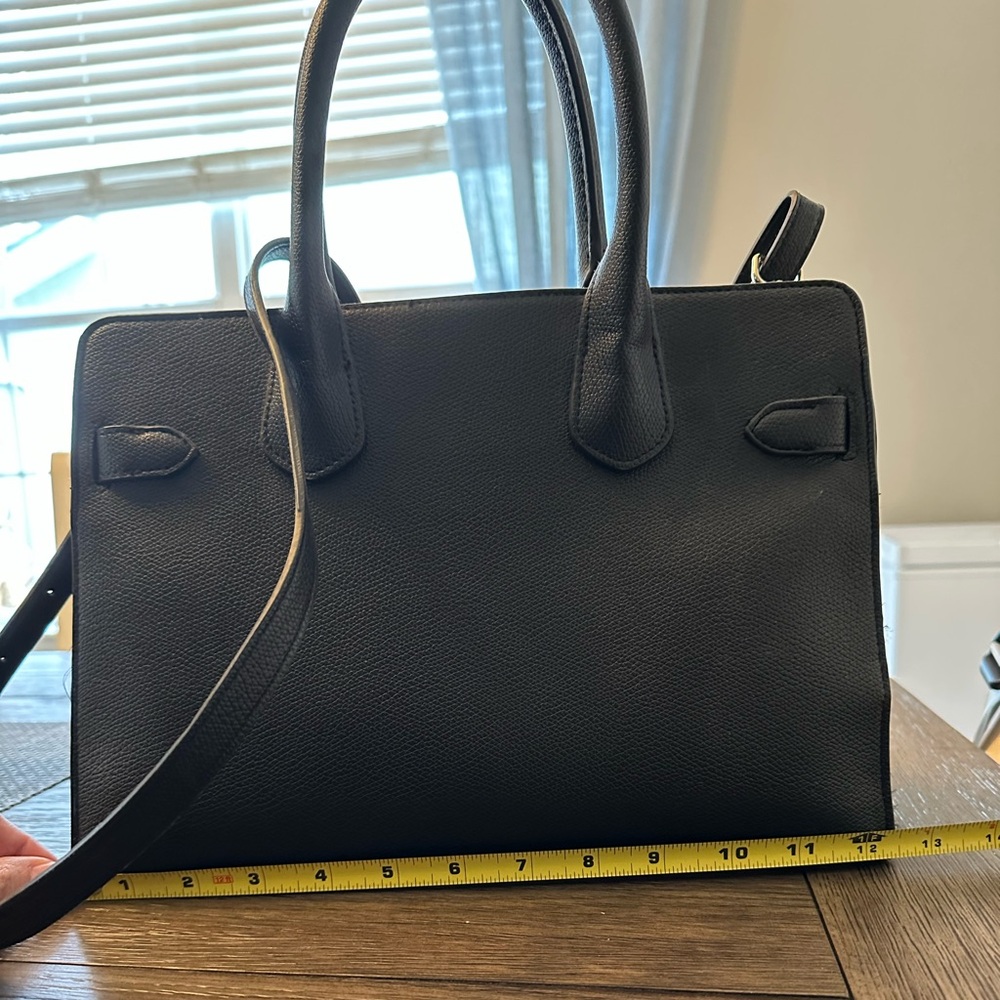 Black tote bag purse